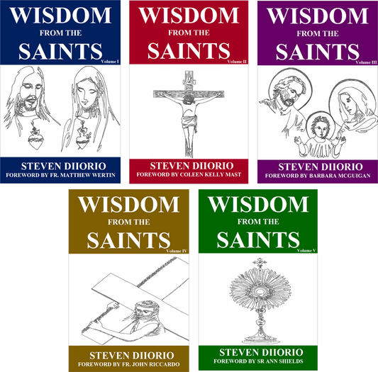 Wisdom From The Saints 5-Volume Book Set - English